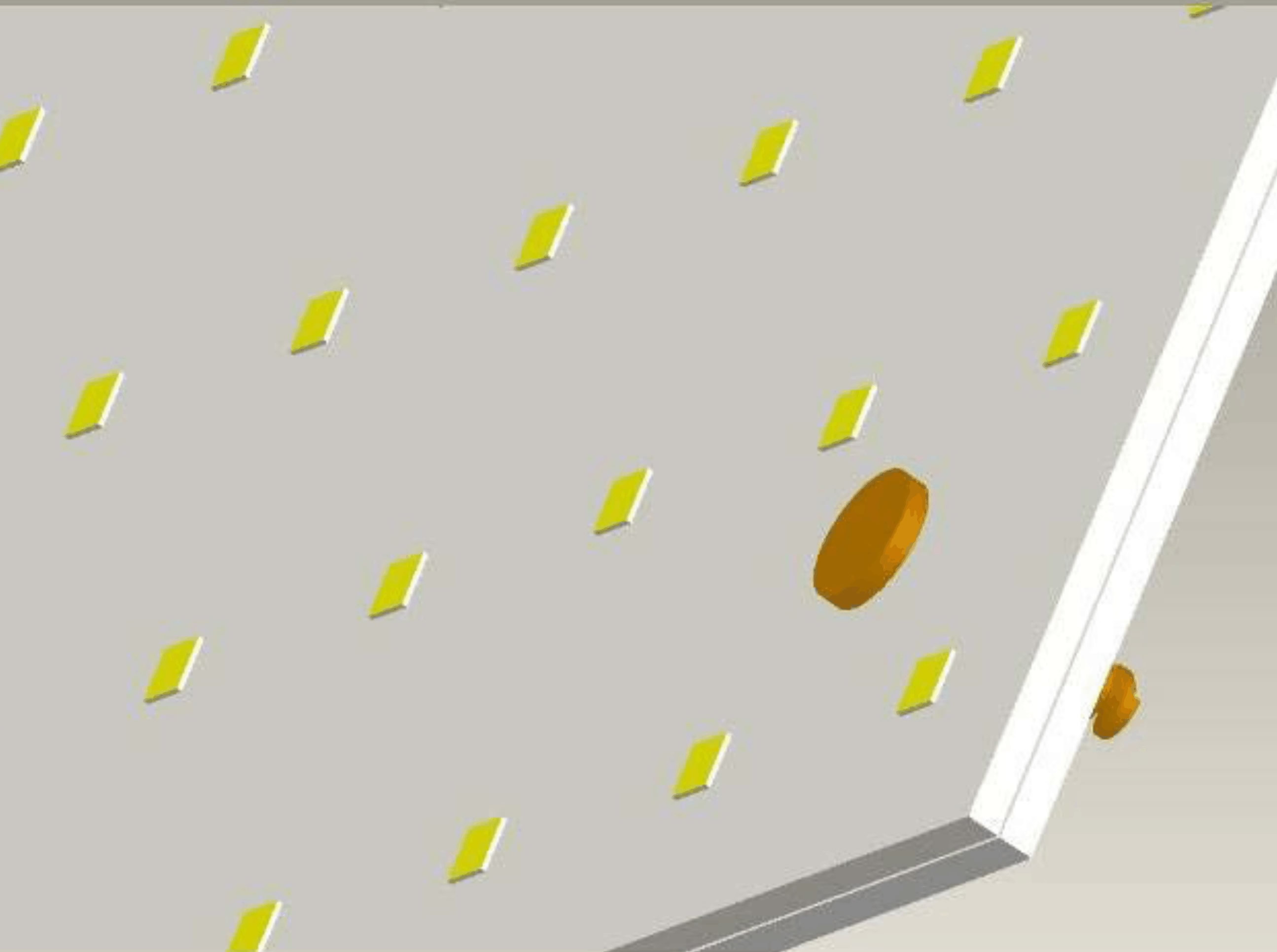 Umbau alter Rasterleuchten mit Leuchtstoffröhren, in moderne LED Beleuchtung Converting old grill fixtures to modern LED technology. 