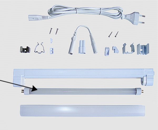 Flache universelle Langfeldleuchte 