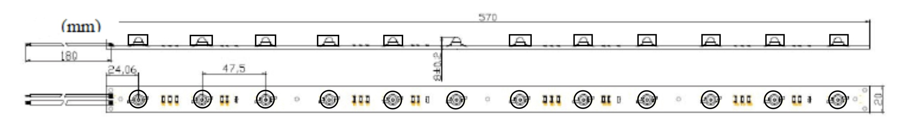 Posterbox Module für Leuchtkasten CREE LED mit Linsen Posterbox Modules for Light Boxes CREE LED with Lenses 