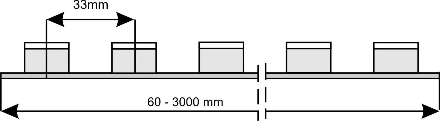 Posterbox Module für Leuchtkasten CREE LED mit Linsen Posterbox Modules for Light Boxes CREE LED with Lenses 