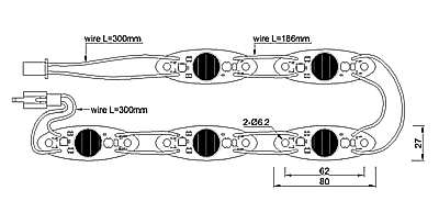 Posterbox Module für Leuchtkasten CREE LED mit Linsen Posterbox Modules for Light Boxes CREE LED with Lenses 