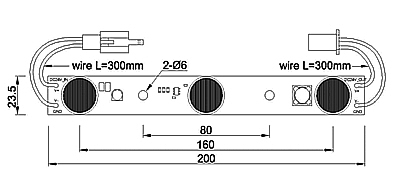 Posterbox Module für Leuchtkasten CREE LED mit Linsen Posterbox Modules for Light Boxes CREE LED with Lenses 