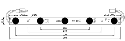 Posterbox Module für Leuchtkasten CREE LED mit Linsen Posterbox Modules for Light Boxes CREE LED with Lenses 